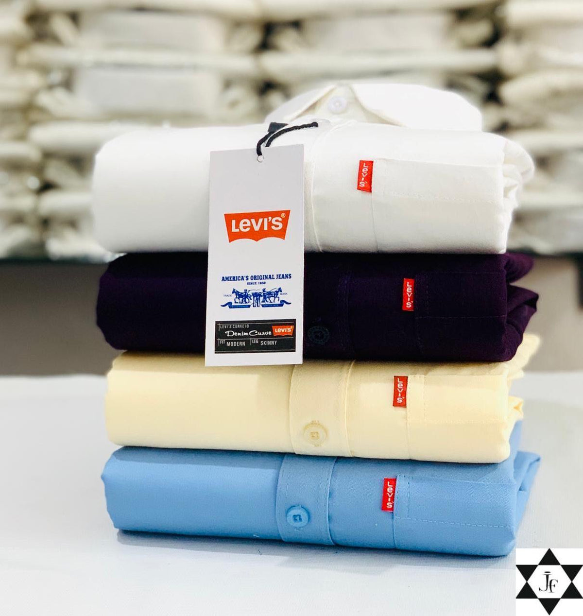 Levis Premium Plain Shirts Combo (Pack of 4)