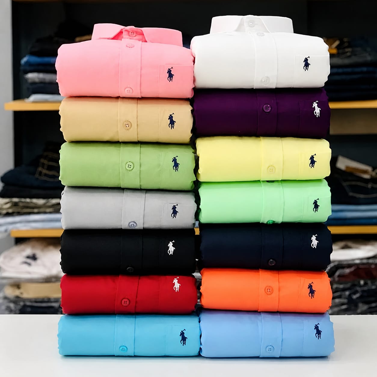 Rl Polo Plain Shirts Combo