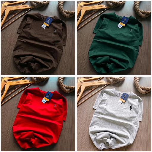 RL PoIo Plain Tshirts (Pack Of 4pc)