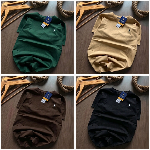 RL PoIo Plain Tshirts (Pack Of 4pc)