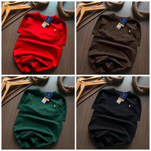RL PoIo Plain Tshirts (Pack Of 4pc)