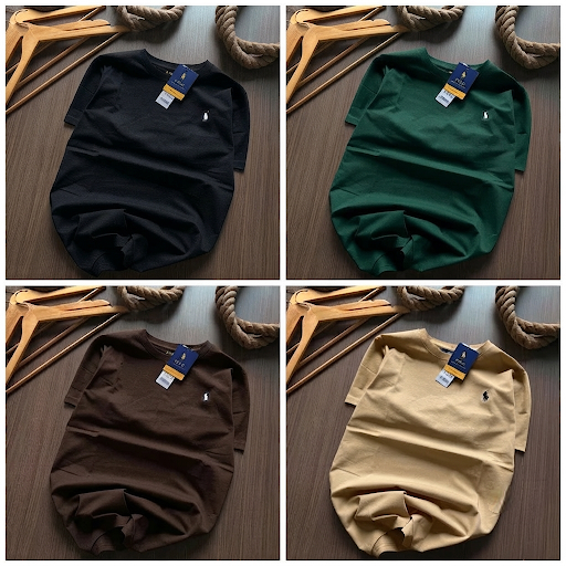 RL PoIo Plain Tshirts (Pack Of 4pc)
