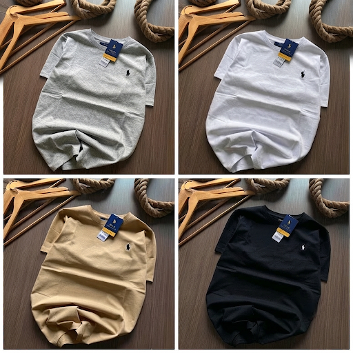 RL PoIo Plain Tshirts (Pack Of 4pc)
