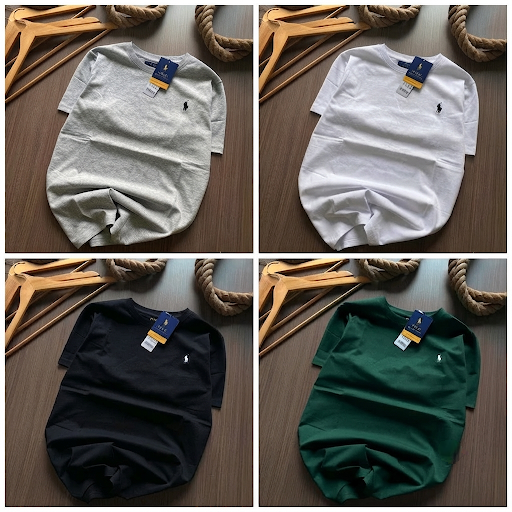 RL PoIo Plain Tshirts (Pack Of 4pc)