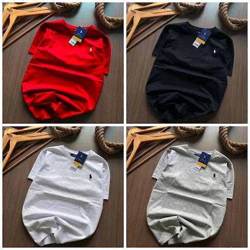 RL PoIo Plain Tshirts (Pack Of 4pc)
