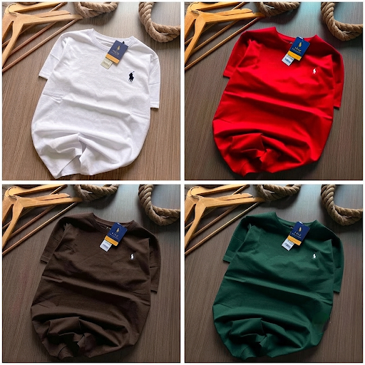 RL PoIo Plain Tshirts (Pack Of 4pc)