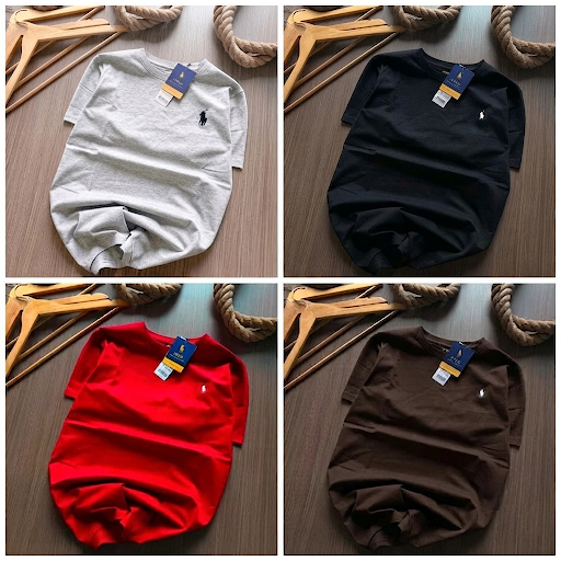 RL PoIo Plain Tshirts (Pack Of 4pc)