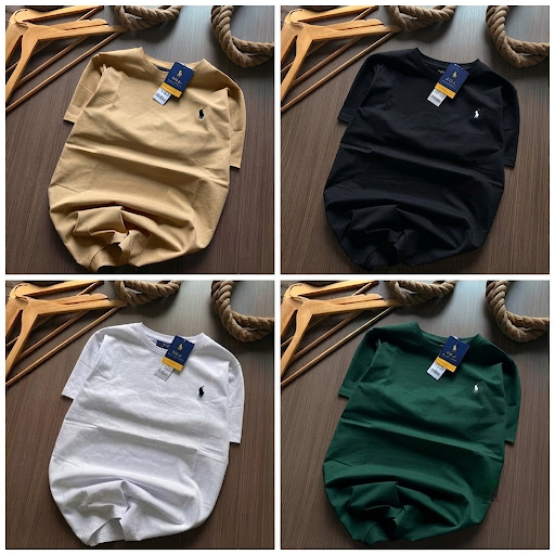 RL PoIo Plain Tshirts (Pack Of 4pc)