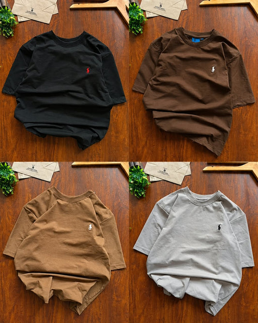 RL PoIo Plain Tshirts (Pack Of 4pc)