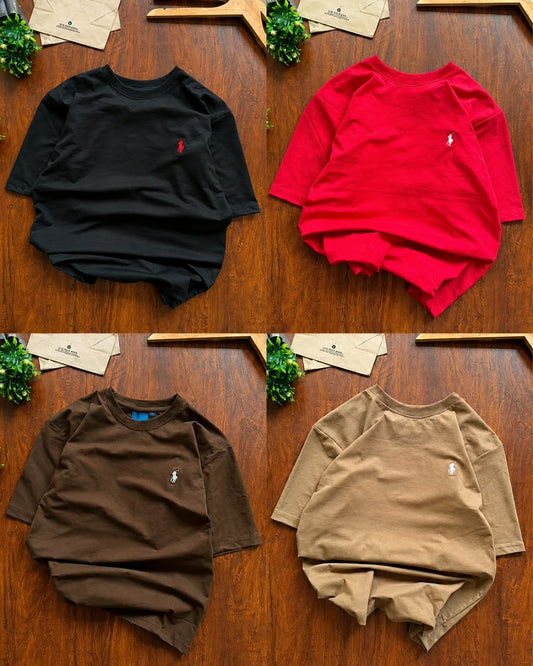 RL PoIo Plain Tshirts (Pack Of 4pc)