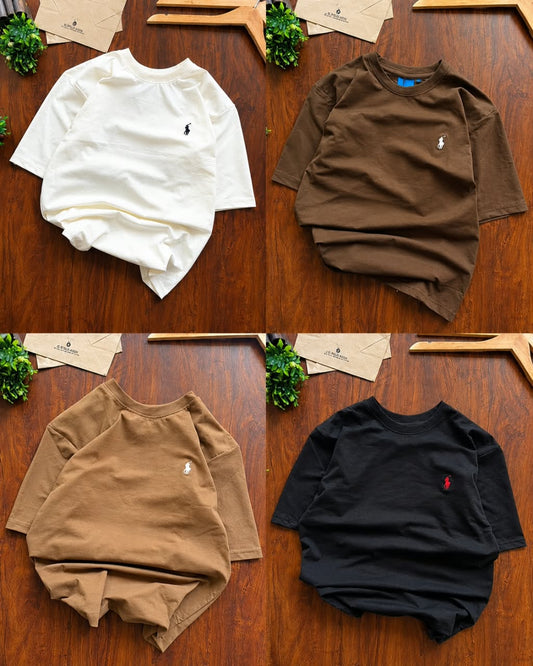 RL PoIo Plain Tshirts (Pack Of 4pc)