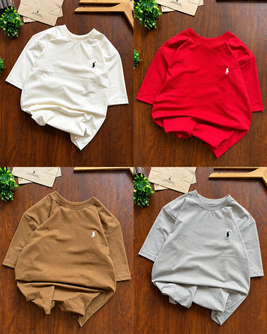 RL PoIo Plain Tshirts (Pack Of 4pc)