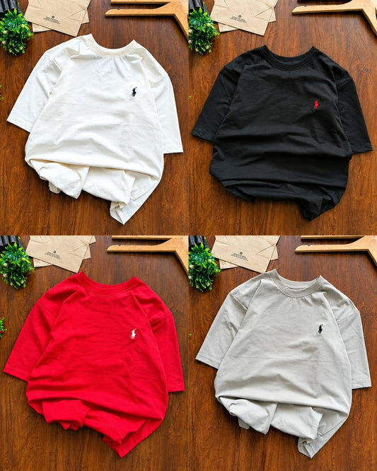 RL PoIo Plain Tshirts (Pack Of 4pc)